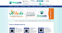 Desktop Screenshot of deltalife.com.br